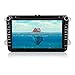 Produktbild KAKIT 2 Din Autoradio Moniceiver für VW SKODA SEAT mit GPS Navigation 20cm/8 Zoll Bildschirm Unsterstützt Bluetooth MicroSD Karte USB-Stick FM RSD Radio