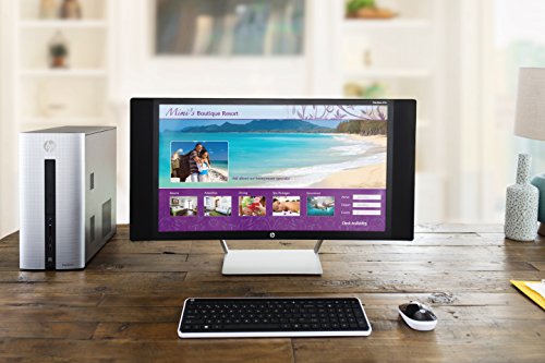 HP Pavilion 550-230ng Desktop-PC (AMD A10-8750 APU, 8GB RAM, 1TB HDD, AMD Radeon (TM) R9 370, DVD, Windows 10) silber - 9