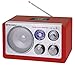 Produktbild Roadstar HRA-1325US Retro Design Radio (USB, SD-Slot, MP3) rot