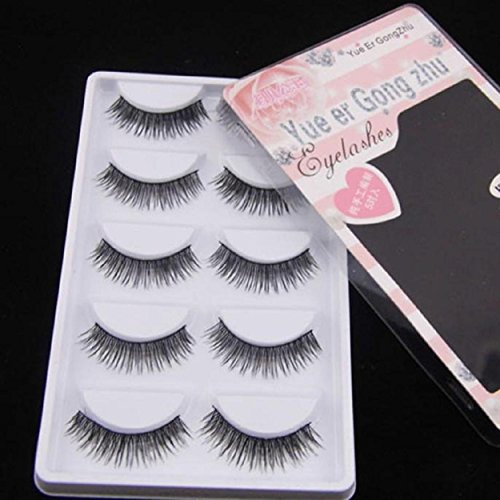 Yogogo 5 Par Natural Look Falsch Voluminöse Wimper-Verlängerungs-Make Up - 6
