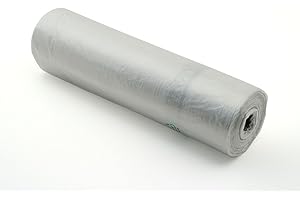 ALFINCART Sacchetti senza manici in rotolo hd a strappo - Formato cm. 25x35 - Rotolo da 500 sacchetti trasparenti ideali per la conservazione in frigorifero di ortofrutta, verdure, pesci, cibi freschi e frutta - Buste utilizzabili per la raccolta di escrementi di cani e gatti e per sigillare pannolini usati