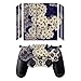 Produktbild Disagu SF-sdi-3645_1060 Design Folie für Sony PS4 liegend mit Controller - Motiv Spiraea 01" transparent