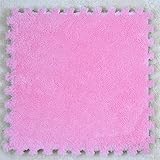 L&LQEsteras de enclavamiento 10 piezas dormitorio rompecabezas completo espuma de espuma más gruesa alfombra del este manta de la sala de los niños casa sala de estar , 30*30