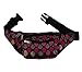K London Stylish Canvas Woven Multi colored Ethnic Design Waist Pack Waist Pouch Travel Pouch Passport Holder Waist Bag with Adjustable Strap(11700_pink_polkadots) RS.399.00
