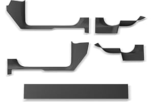 SMABEE Bande de seuil de protection pour Tesla Model Y Juniper 2025 2026 - Tapis de protection de seuil et coussinet inférieur de siège de deuxième rangée en TPE - Accessoires de voiture - Noir