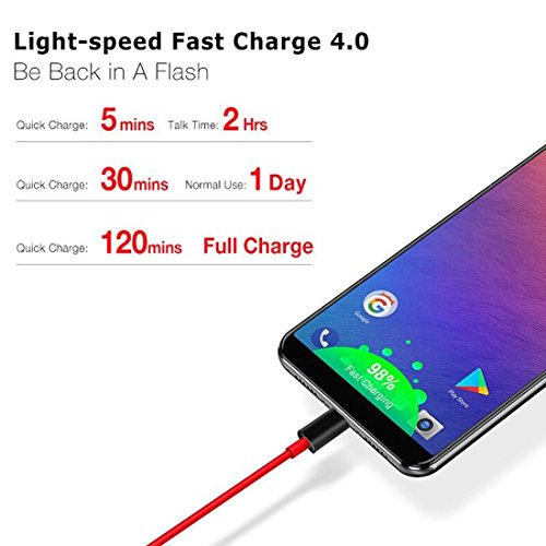 Ulefone Power 3 - 6,0 Zoll FHD 4G Phablet (18:9) Android 7.1 Smartphone mit Gesichtserkennung, 6080mAh MTK6763 Octa Core 2.0GHz 6GB RAM + 64GB ROM, 21MP + 5MP Quad Kameras, Corning Gorilla Glass 4 Screen - Schwarz