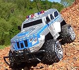 Front + Heck-Beleuchtung WIM-Modellbau RC Jeep Polizei mit LICHT & AKKU 1:12 Länge 39cm Ferngesteuert 27MHz