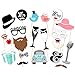 Price comparison product image Rzctukltd 22PCS Photo Booth Prop Moustache Wedding Hen Do Party Stag Night Selfie Game