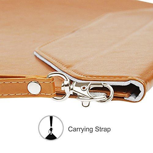 Vakoo MacBook Air 13 Hülle, Ultra Slim Schutzhülle Premium PU-Leder Sleeve Laptop Tasche für Apple MacBook Air (13,3 Zoll) – Braun - 6