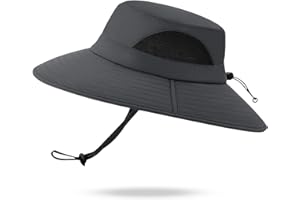DORRISO Hombres Sombrero de Pescador Mujer Sombrero de Sol Viaje ala Ancha Sombrero para el Sol Proteccion Solar para Sombrero Cómodo Vacaciones Jardinería Gorro de Pesca