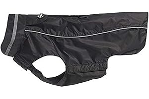 KRUUSE Buster Men's av2022-Buster-buster raincoat-b03e4276 pet raincoats, Black, Medium Large UK