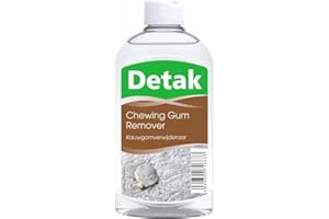 AARDVARK JANITORIAL SUPPLIES 300ml Detak Chewing Gum Remover Bottle - Sticky Gum Removal from Hard Surfaces, Carpets, Fabrics and Pavement
