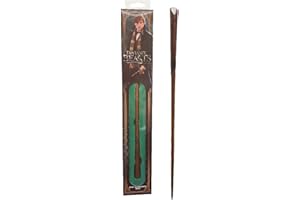 The Noble Collection - Newt Scamander Wand in A Standard Windowed Box - 14in (35cm) Wizarding World Wand - Fantastic Beasts Film Set Movie Props Wands