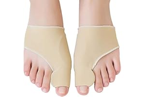 TINKBER Korektor Ballenzeh, szyna balenzeh, 1 para, podpórka, z wbudowaną podkładką żelową silikonową, do łagodzenia bólu w przypadku palucha koślawego