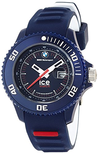 Ice-Watch Damen-Armbanduhr BMW Motorsport Sili Dark Blue Analog Quarz Silikon BM.SI.DBE.S.S.13