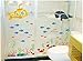 Simple living room bathroom kids room decor Submarine Sealife Animals Whale Fish Wall Stickers