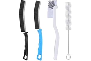 Xemnys Spazzola per la Pulizia delle Fessure e Fughe - Strumento Magico per Piccoli Spazi in Casa, Bagno, Doccia, Piastrelle, Cucina