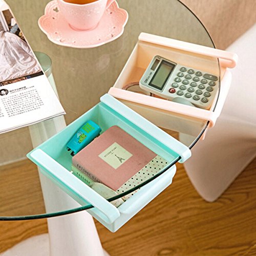 Bluelover Plastic Küche Kühlschrank Kühlschrank Gefrierschrank Storage Rack Shelf Halter Küchenorganisation Grün - 4