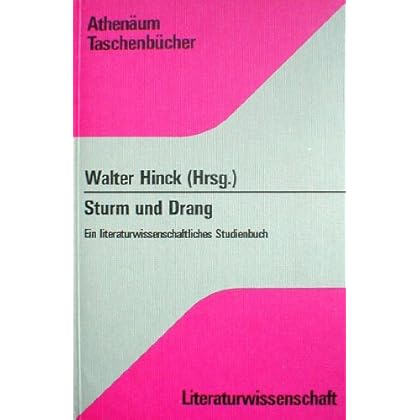 [PDF] Download Sturm und Drang (5663 008). Ein literaturwissenschaftliches Studienbuch. Kostenlos