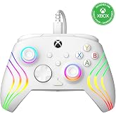 PDP AFTERGLOW XBX WAVE WIRED Controller White for Xbox Series X|S Xbox One Officially Licensed