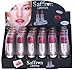 Saffron London Lipstick -Enriched With Vitamins A. C .E (Set of 6 Saffron Matte Finish Colour Lipstick