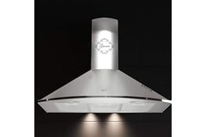 Gurari 046 IS Hotte aspirante murale 90 cm •1000m³/h•Hotte murale Luxe fabricant Gurari • 3 vitesses •1000m³/h •LED •Hotte• inox •Recirculation possible