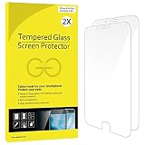 iPhone 6s Plus Screen Protector, JETech 2-Pack [3D Touch Compatible] Premium Tempered Glass Screen Protector Film for Apple iPhone 6 Plus and iPhone 6s Plus Newest Model 5.5 - 0813