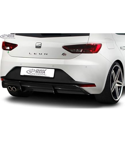 RDX Minigonne Laterali Slim Per Seat Leon 1P – ABS Nero Lucido – Set Sinistra E Destra Con Certificato TÜV