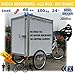 Produktbild customIZED Carfreeshop Maßgeschneiderte Cargo-Trike2604Box Elektrische Gestützten E-Bike Trike Mit Gesichertem Geschlossen Box, 61 Cm Dreiradscooter, Big Akku 20 Ah, 500 W