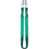 2t-1 m. Double Layer Flat Sling with 2 Gauzes 2 Tonnes, 2000 kg &ndash; 1 Meter, with PONSAGARD Treatment Against Cuts and Anti Cha