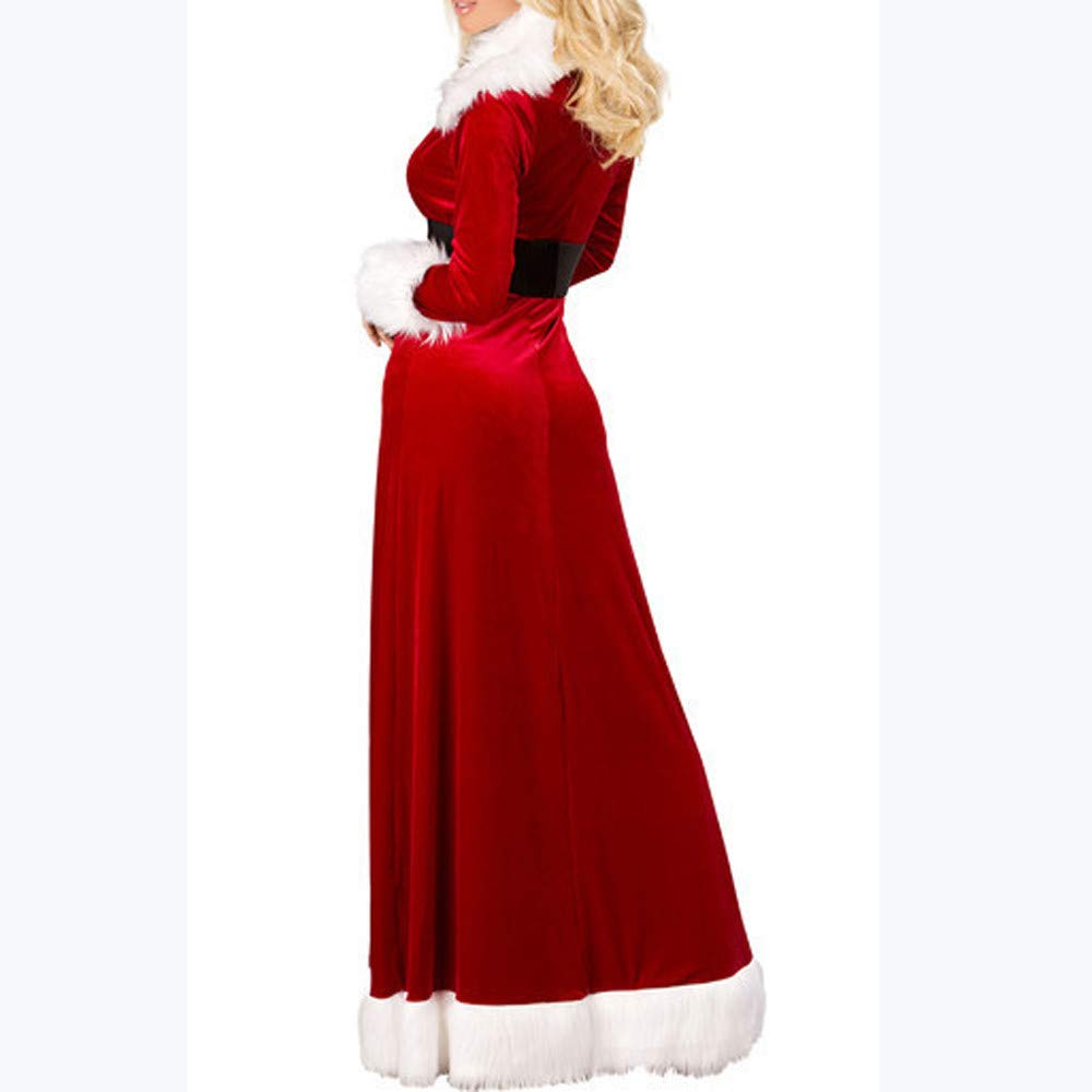 SOMESUN Cappotto di Camicia da Notte della Biancheria Intima Cinghia della Pelliccia Pelliccia del Pigiameria Lunga Sexy… - immagine 4