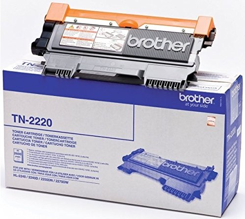 Brother Original Jumbo Tonerkassette TN-2220 schwarz (für Brother FAX-2840, FAX-2845, FAX-2940, HL-2240D, HL-2240, HL-2250DN, HL-2270DW, DCP-7060D, DCP-7065DN, DCP-7070DW, MFC-7360N, MFC-7460DN, MFC-7860DW)