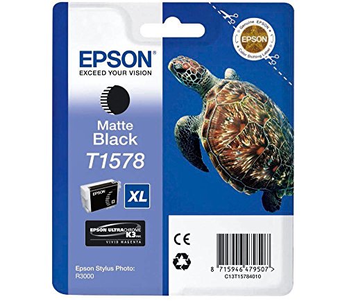 Epson T1578 Tintenpatrone Schildkröte, Singlepack, matt schwarz - 2