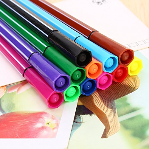 Waschbar Aquarell Stifte Farbig Bleistift Set Marker Malerei Zeichnung Kunst Zubehör Für Kinder Erwachsene Malbuch Zeichnung Skizzieren ( Farbe : 12 Colors ) - 9
