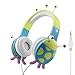 Produktbild Kinder Kopfhörer, VCOM Verstellbare Over Ear Stereo Mädchen Jungen Kinder Kopfhörer Musik Gaming kindgerechten Marienkäfer Design Headsets mit Lautstärke Begrenzender für iPhone iPad iPod Smartphones Samsung Handys Android Computers PC Laptop Kindle Tablets MP3/4 Player - Grün blau