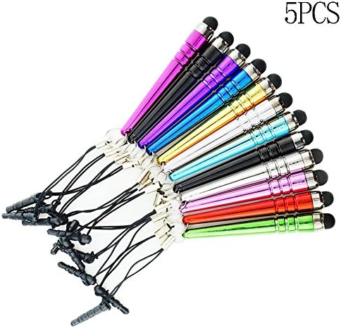VingDy Universal Metal Stylus Touch Pen For Android iPad Phone PC Pens Tablet (5x, mixed colour )