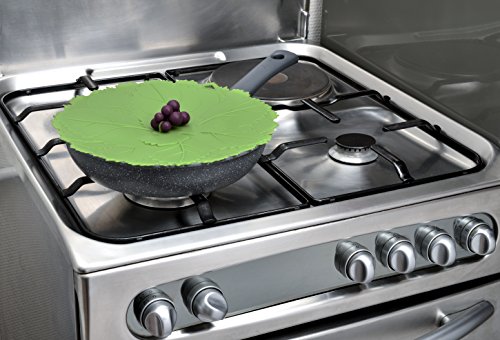 Charles Viancin Grape Luftdichter Deckel, Silikon, 28 cm, grün - 4