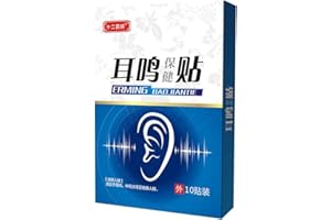JAWSEU Parche para el oído con Tratamiento para aliviar el Tinnitus, Parche para el oído para el Tinnitus, Detener los ruidos del oído y mejorar la escucha