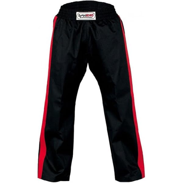 Kickboxhose Thaiboxen Lang - Satin Hose Nationalfarben Deutschland