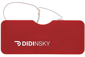 DIDINSKY Okulary do czytania lub prezbiopii dla mężczyzn i kobiet bez zauszników. Mini okulary korekcyjne do ogrodzenia retro lub vintage dla wzroku. 4 kolory i 5 stopni - LOUVRE
