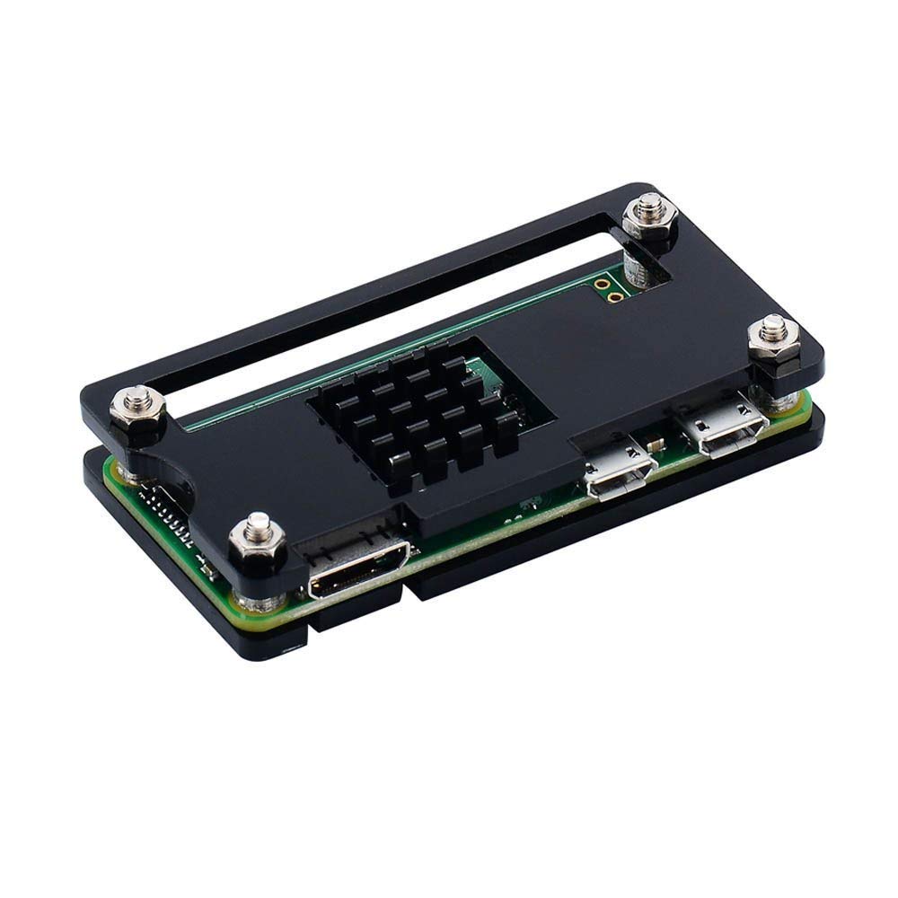 Raspberry Pi 2 W Zero Starter Kit for Raspberry Pi Zero W and Pi Zero 1.3 (Acrylic Black)