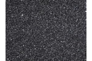 WFW WASSERFLORA 10 kg Aquarienkies Schwarz für ein 60L Aquarium, feine Körnung 1-3 mm