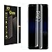Produktbild YUDA Tech Samsung Galaxy S8 Mini gehärtetes Glas Display Schutz 9H Härte Full Coverage 3D gebogene Anti-Bubble Schutzfolie [2 Pack] - Transparent