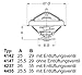 Produktbild Wahler 4237.80D Thermostat, Kühlmittel