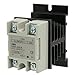 Produktbild DealMux SSR-25 DA Solid State Relay und der Wärmesenke, 25 Amp, 3 VDC - 32VDC / VAC 24 - 380 VAC