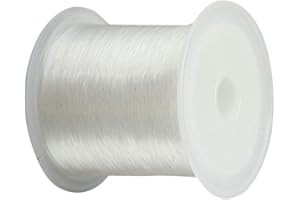 Jorzer 70 Mètres en Nylon Ligne De Pêche, Pêche Transparent Fil De Pêche Portable Ligne Monofilament Ligne De Pêche Effacer Fil Fort Poisson