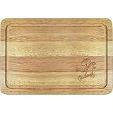 Azeeda 'Rana en una Vespa' Tabla de Cortar de Madera (WB00006436)