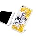 Produktbild iPhone 6S Plus Hüllen, MingKun TPU Soft Muster Transparent Bling Glitzer Schutzhülle für iPhone 6S Plus / 6 Plus Dynamisch Flüssige Fließend Silikon Case Cover Handy Kratzfeste Schale Tasche - Schädel Skull