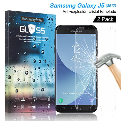 2-Pack Protector de Pantalla Samsung J5 2017 HanLuckyStars Cristal Templado para Samsung Galaxy J5 2017 Vidrio Templado con 9H Dureza Alta Transparencia Garant a de por vida reviews 2-Pack Protector de Pantalla Samsung J5 2017 HanLuckyStars Cristal Templado para Samsung Galaxy J5 2017 Vidrio Templado con 9H Dureza Alta Transparencia Garant a de por vida