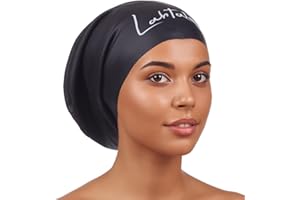 LAHTAK Extra große Badekappe für Lange Haare – Silikon Schwimmkappe mit Komfort-Sitz – Für Dreadlocks, Zöpfe & Afro – Wasserdicht & bequem – Damen & Herren Badehaube